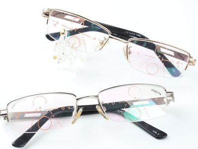青少年眼鏡框多焦點半框?qū)W生漸進眼鏡架 1318 53-18-135 產(chǎn)品介紹